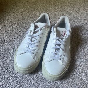 Veja white red sneakers 37